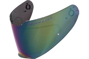 SHOX HELMETS Shox Eclipse Visor Motorcycle Motorbike Helmet Crash Lid Replacement Spare Tinted Face Shield Screen