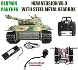 El German Panther viene construido con un altavoz que ofrece un efecto de sonido real. Desde disparos de ametralladoras realistas hasta ruido de motor realista, hay diferentes tipos de sonidos donde elegir, la función de sonido es una característica impresionante. También integrado en el tanque es una unidad de expulsión de humo. La unidad de humo emite una nube de humo realista que viene de la parte trasera del tanque que se puede rellenar con el aceite de humo incluido.