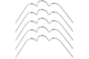 UXCELL sourcing map Universal Motorcycle Fastener Spring Clip for Round Headlight 5pcs