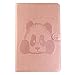 Price comparison product image Galaxy Tab A 10.1 With S Pen Case SM-P580/SM-P585 Case, A-BEAUTY Embossed with Panda Pattern Folding Folio Magnetic Book Cases with Credit Card and Flip Stand Function for Samsung Galaxy Tab A 10.1 With S Pen (SM-P585/SM-P580), Rose Gold