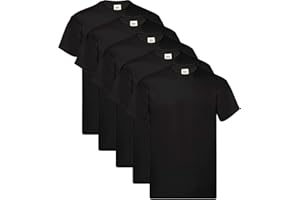 Fruit of the Loom Camiseta (Pack de 5) para Hombre