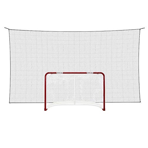 Better Hockey Extreme Hockey Backstop Net - Taille 5 x 2,5 mètres - Filet de Hockey pour Votre sous-Sol, Votre Cour et Votre Garage
