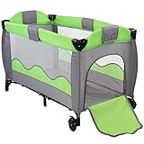 Infantastic Kinderreisebett Babyreisebett mit Babyeinlage, inkl. Matratze + Zubehör - 3