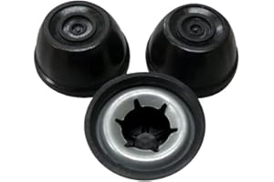 Quadrapoint BBQ Grill Hub Caps for Wheels Compatible with Most Weber Grills 306447 (3)
