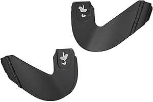 Joolz AER/AER+ - Adattatori per seggiolino auto, installazione senza soluzione di continuità, compatibile con Nuna, Maxi-COSI, Cybex, BeSafe, Clek, Avionaut, pieghevole con adattatori collegati