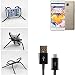 Produktbild Tischständer mit Ladekabel, Ladestation, Dockingstation für OnePlus 3T, schwarz "Spider". Stativ Autohalterung mit Micro-USB Ladekabel - K-S-Trade