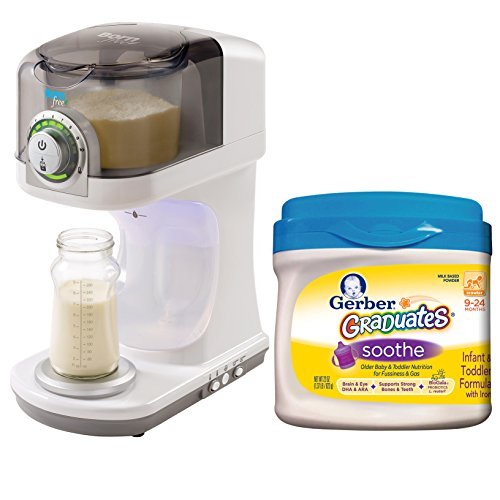 Born Free Bottle Genius Formula Maker with Gerber Graduates Soothe Powder