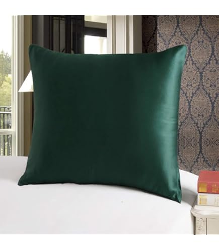 Lirex 2 Pack Satijnen Kussenslopen, Standaard Formaat Zacht Effen Kleur Microfiber Satijnen Kussensloop, Envelop Sluiting Kreukvrij Vervagingsbestendig Ademend (60x60 cm, Zwart
