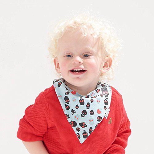 Lovjoy Bandana Geifer Baby Lässig Lätzchen – 5er Pack (MUNCHKINS) – Multicolor Super Absorbent & Soft für ultimativen Komfort mit Druckknöpfen – abwaschbar – Wasserdicht vlies Auskleidung für 0-3 Jahre – Netter Baby-Geschenk für Jungen und Mädchen - 3