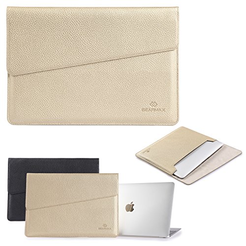 Urcover 13,3 Zoll Mac-Book Air / Pro Retina 12,9 Zoll iPad Pro Tasche Sleeve Hülle Gold Ultra Slim Schutzhülle für 13,3“ Tablet Laptop Notebook Ultrabook