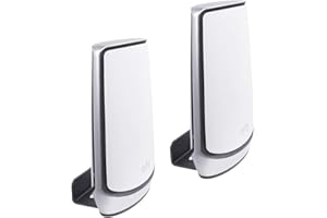 TIUIHU Wandhalterung für Orbi Tri-Band Mesh WiFi 6 Router (RBS850) (RBK852) (RBK853) / (RBS750) (RBS751) (RBK752) (RBK753) / (AX4200) (AX5700) (AX60) 00), B Schlägeraufhänger für Orbi Ultra (2 Stück)