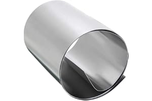 LSCAILIAO Rollo de Chapa de Acero Inoxidable 304 - Ancho de la lámina de metal200 mm y Longitud 1 m,Thickness 0.5
