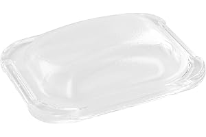 Dekarox Cubierta de lámpara de cristal 110 x 88 mm para Bosch Siemens 187384 00187384 174079 00174079 para lámpara de horno