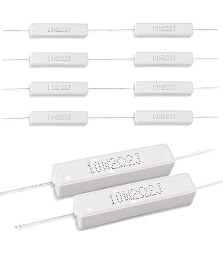 PATIKIL 25W 2 Ohm Resistore In Alluminio, 5pz Resistenza Con