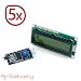 Produktbild AZDelivery 5x HD44780 1602 LCD Module Display Bundle mit I2C Schnittstelle Anzeigen 2X16 Zeichen (5x LCD+I2C)