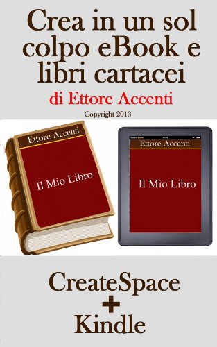 Crea in un sol colpo eBook e libri cartacei: Guida per pubblicare libri su Amazon e Createspace. Formattazione testo, creazione sommario, inserimento immagini, ... marketing (Panoramica di come fare Vol. 2)