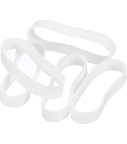 QUARKZMAN 50Pcs Elastique Caoutchouc 17x6mm Anneaux En Caoutchouc, Attaches De Câble, Bandes Élastiques Solides, Antidérapantes Pour Enrouler Les Cordons, Les Sacs, Noir