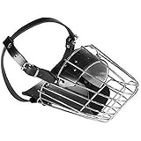 Metall Maulkorb für den mittleren Schutzhund 6w Länge 12cm Umfang 30cm