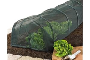 ELITEZOTEC GROW TUNNEL ROBUST NETTING COVER GARDEN ALLOTMENT PLANTS VEGETABLES FRUIT PROTEC
