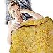 Produktbild TWIFER Burrito Decke Tortilla Textur Kuscheldecken Weich Flanell Fleece Decke Bettüberwurf Sommer Food Creation Mexikanische Burritos Komfortable Teppich