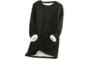 AMhomely Christmas Sweatshirt for Women - Thick Fleece Sweatshirt Casual Pullover Christmas Velvet Warm Underwear Tops for Work Officce, Multicolor, XXL