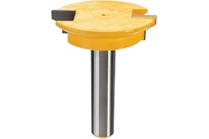 Yakamoz 1/2-Inch Shank Drawer Lock Bit Drawer Front Joint Router Bit Reversible with 2-Inch Diameter