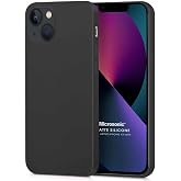 Microsonic Matte Silicone Case for Apple iPhone 13 Mini Black [Case Compatible with iPhone 13 Mini - Black]