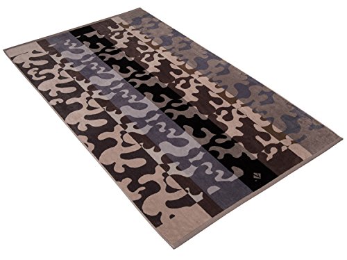 Vossen Strandtuch Stains | 003 grey - 100 x 180