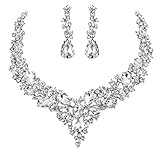 ✦ Größe ✦: Halskette: Kette Länge: 17.9in-20.8in/ 45.5cm-53.0cm; Anhänger Größe: 6.9in*1.7in/ 17.5cm*4.3cm. Ohrringe Größe: 2.1in*0.5in/ 5.5cm*1.4cm. Gewicht(Total): 71.5g.