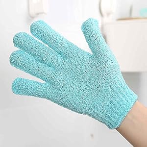 2 Pairs Bath Mitts Bath Gloves Exfoliating Gloves Bath Towel Bath Brushes - Image 2