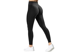 TAYOEA Ladies Gym Flegings Scrunch Butt Sport Leggings Senza Cuciture Pantaloni Sportivi in ​​Vita Ad Alta Vita