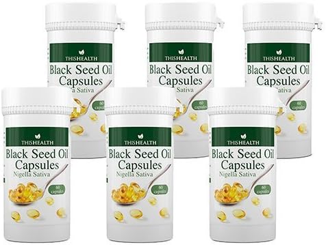 Black Seed Oil Capsules Bulk Buy 6 x 60 x 500mg