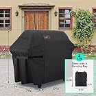 OMORC Grill Abdeckhaube, Grillabdeckung Wasserdicht BBQ Cover Schutzhuelle Haube Grill Abdeckplane – Bild 6