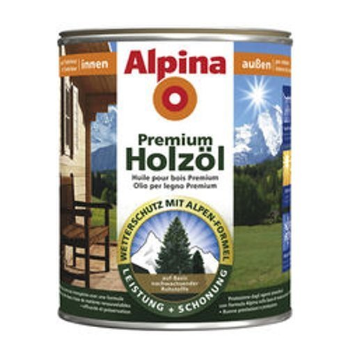 Preisvergleich Produktbild 2,5l Alpina Premium Holzöl Mahagoni