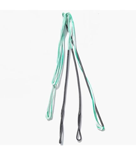 Corda Per Arco Ricurvo PATIKIL | 12 Fili | Con Punti Nock | Nero | Lunghezza AMO 70