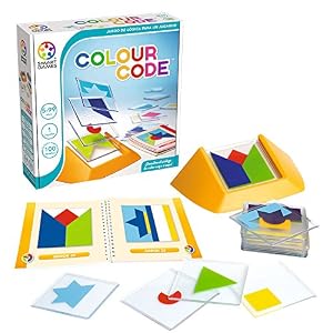Smart Games – Color Code | Rompecabezas Niños Y Rompecabezas Adultos Con 100 Desafíos | Juegos De Mesa Niños 5 Años O Más | Juegos Educativos Para 1 Jugador