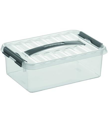 Sunware Q-line Multi box 9,5 liter transparant metaal