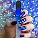 Bona Fide Beauty Crystal Nail File - 1 Piece Black/Cobalt Genuine Czech Glass Nail File with Case - Best Nail File for Nail Care & Nail Art - Great Fingernail File for Professional Manicure & Pedicure
