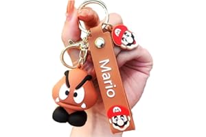 BODAMIA Cartoon Anime Doll Keychain Cute Bag Pendant Personality Car Accessories Creative Small Gift