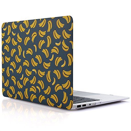 iDOO MacBook Schutzh  lle   Hard Case Cover Laptop H  lle  F  r MacBook Air 13 Zoll  A1369 A1466  - matt  Bananen