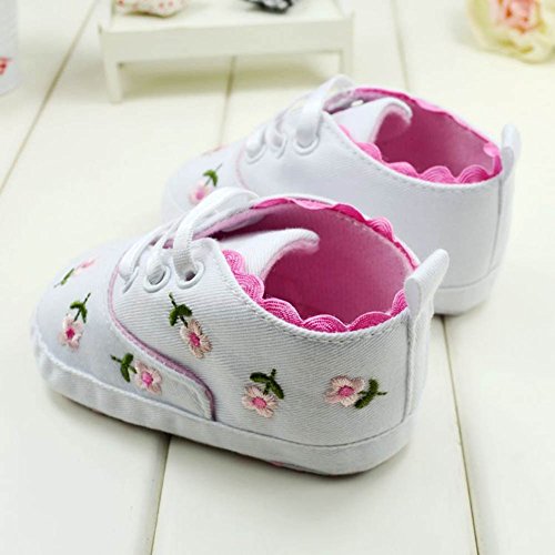 Silvercell Baby gestickte Spitze-Baby-Schuhe weiche alleinige Schuhe - 3