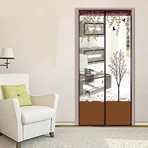 Preisvergleich Produktbild JYXJJKK Magnetstreifen stumm moskito vorhang,Verschlüsselte bildschirmfenster-A 95x220cm(37x87inch)