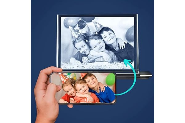 LOOXIS Photo en Verre – Votre Photo en Verre Cristal – Gravure Laser – avec Socle Lumineux en Aluminium (Photo en Verre avec Socle Lumineux XL Paysage 130 x 180 x 35mm)