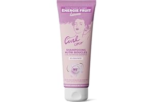ENERGIE FRUIT | Shampoing sans Sulfate | Coco & Beurre de Karité BIO | Cheveux Bouclés Frisés | Vegan | 250 ml