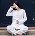 Produktbild Frauen Baumwoll Hanf Yoga Kostüm / Meditation Kleidung / Tops + Hosen , white , s