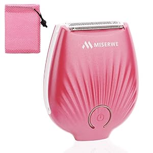 Miserwe Hair Removal Ladyshave Mini IP4X Waterproof Hair Remover for Women Rechargeable Cordless Lady Shaver…