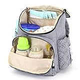 yuhan Oxford Baby Wickeltasche Windel Rucksack Windel Pad ändern Pad Isolierung Tasche Passform am Kinderwagen - 7