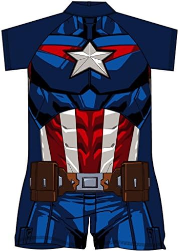 As Available Childrens/Kids Captain America Surf Suit Boys/Girls Age 3-4 Years