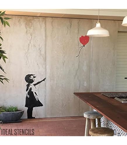 Pochoir Banksy Grand Format - 16x54cm - Déco Murale