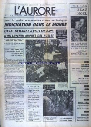 AURORE (L') [No 8187] du 26/12/1970 en ligne
